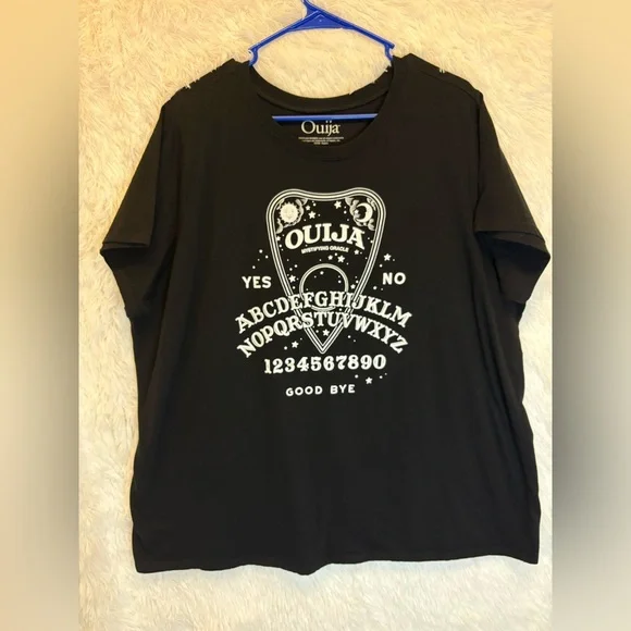 Ouija Board Planchette Graphic Tee | Hasbro | Unisex | Size 3X 🖤🔮✨💫 - Picture 10 of 17